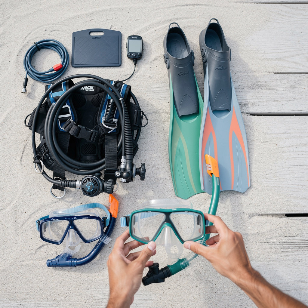 FROG Scuba team providing expert scuba training and gear rental in North Myrtle Beach